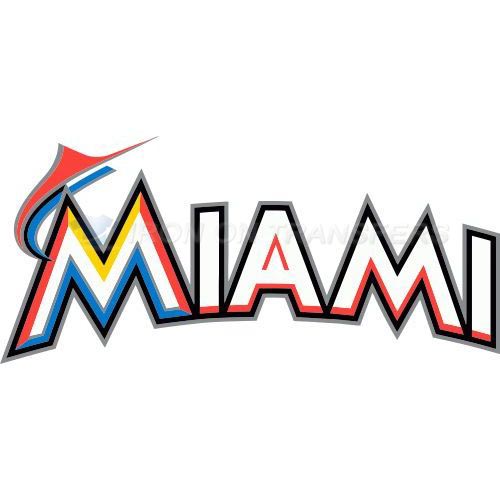Miami Marlins Iron-on Stickers (Heat Transfers)NO.1685